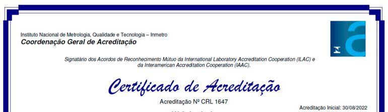 Certificado De Acreditação Nbr Iso 17025 H2oanalysis H2o Analysis 8405